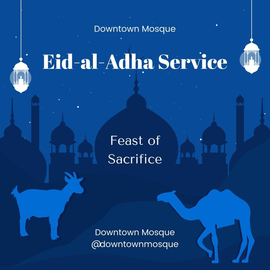 Eid al-Adha Whatsapp Post