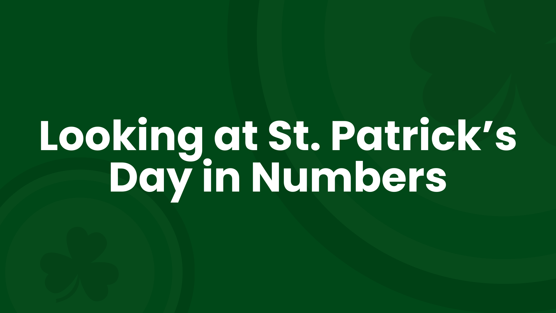 Free St. Patrick's Day Infographics Presentation Template to Edit Online