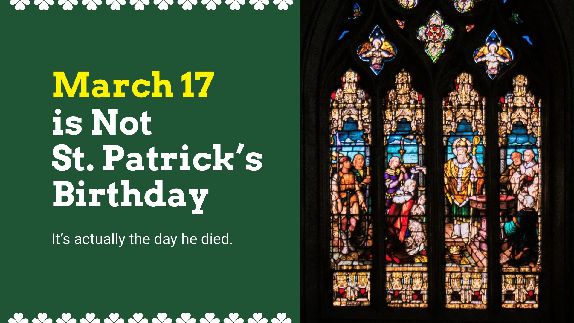 Free Modern St. Patrick's Day Presentation Template to Edit Online