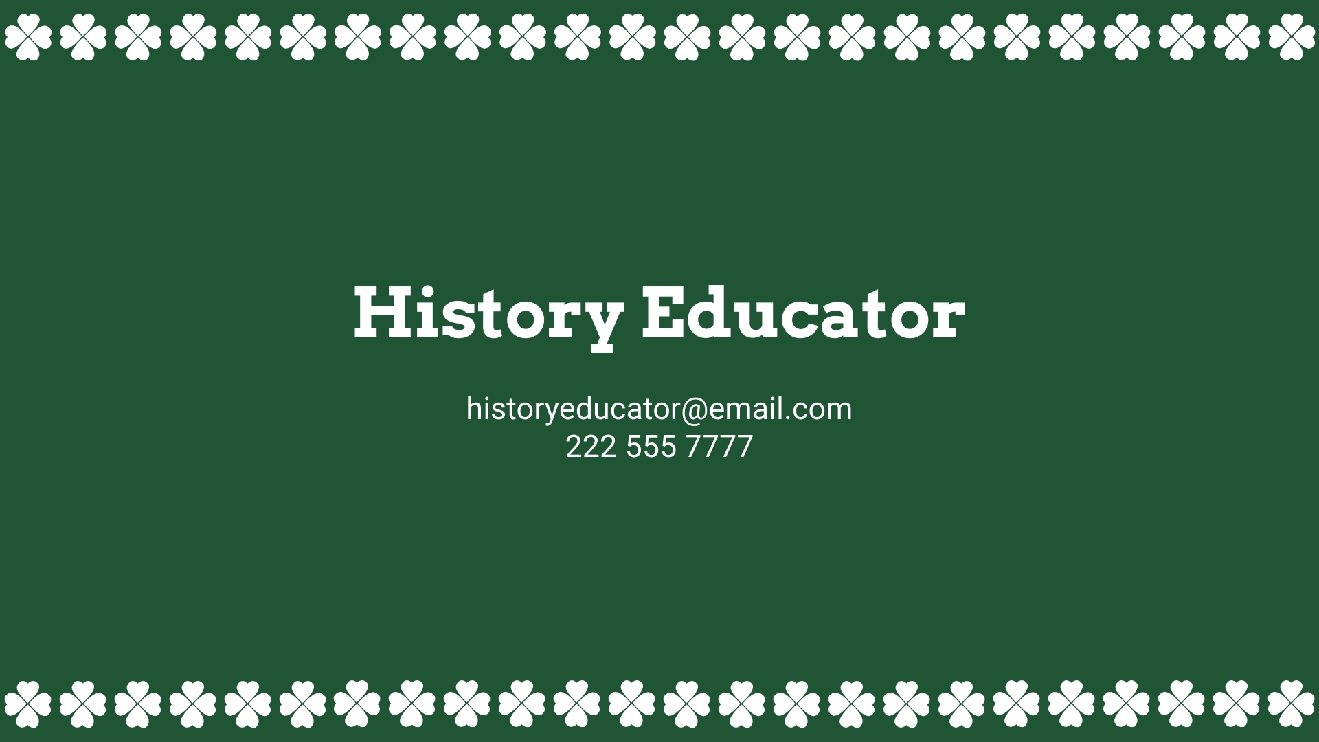 Free Modern St. Patrick's Day Presentation Template to Edit Online