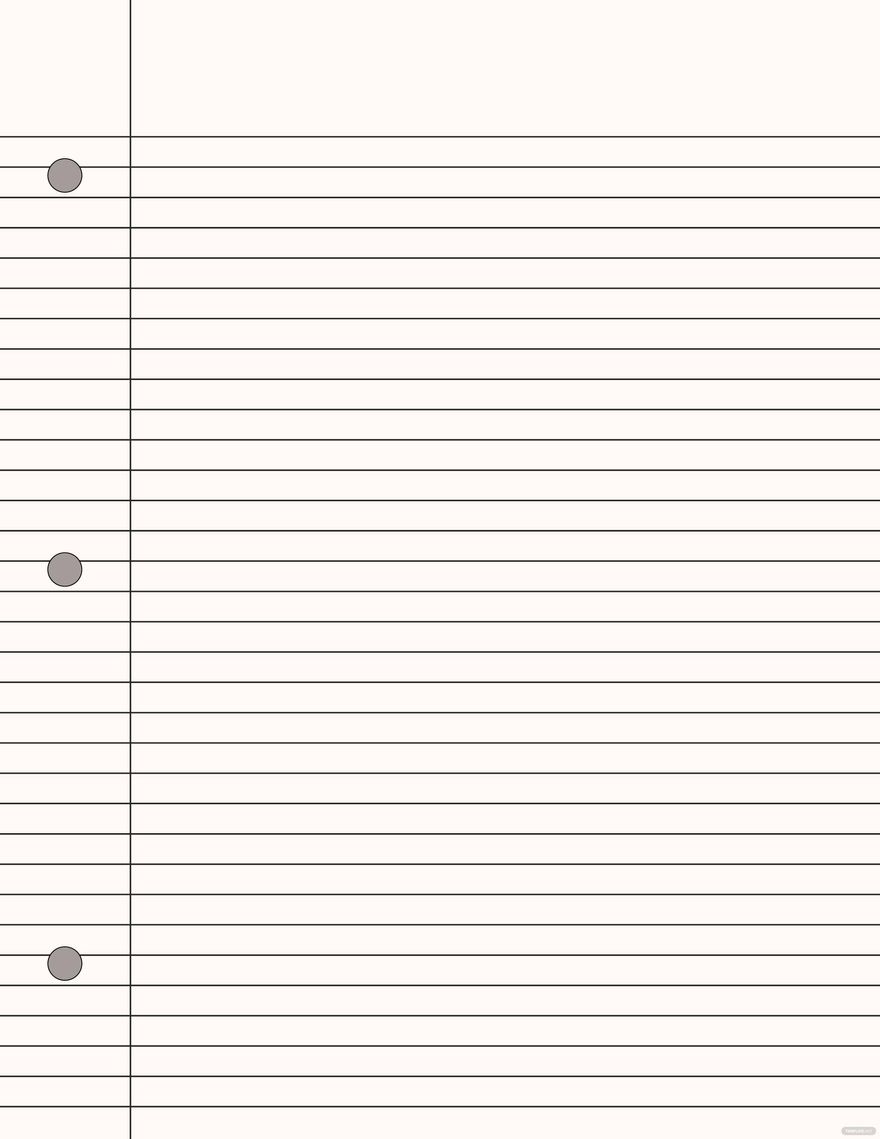 Editable Notebook Paper Templates in PDF to Download