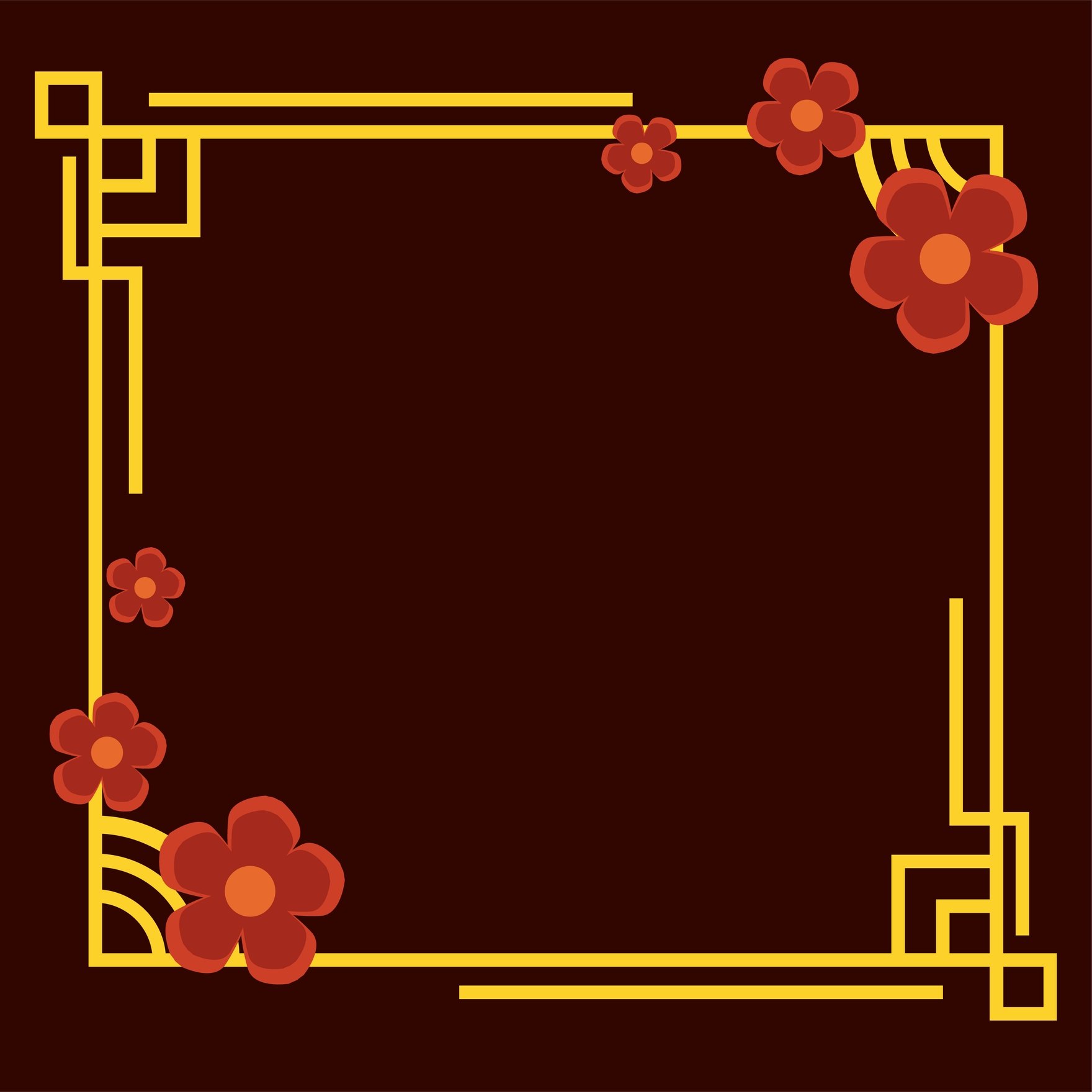 Chinese New Year Border Clipart