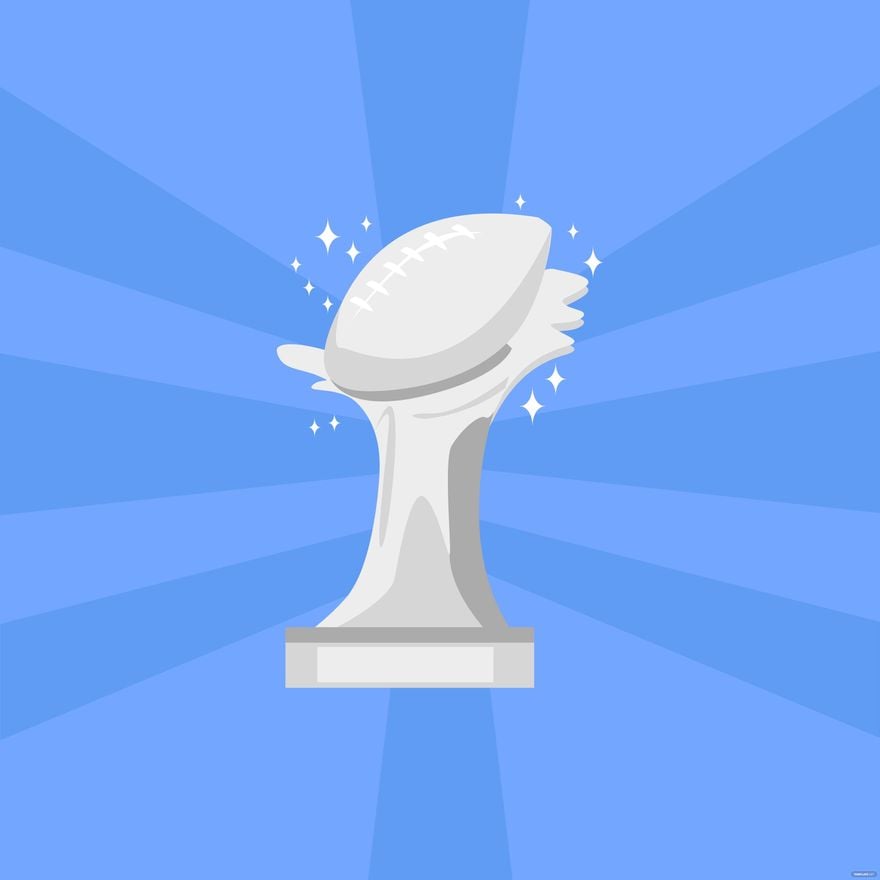 Super Bowl Symbol Vector