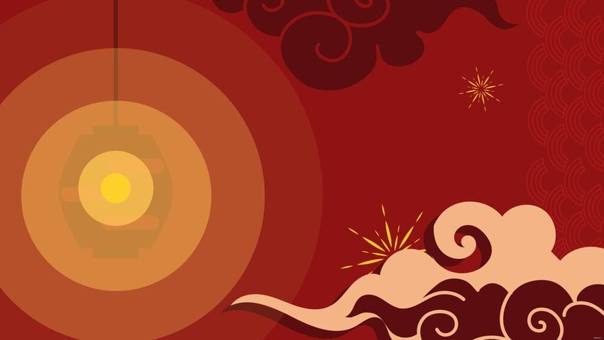 Chinese New Year Aesthetic Background in PDF, Illustrator, PSD, EPS, SVG, JPG, PNG