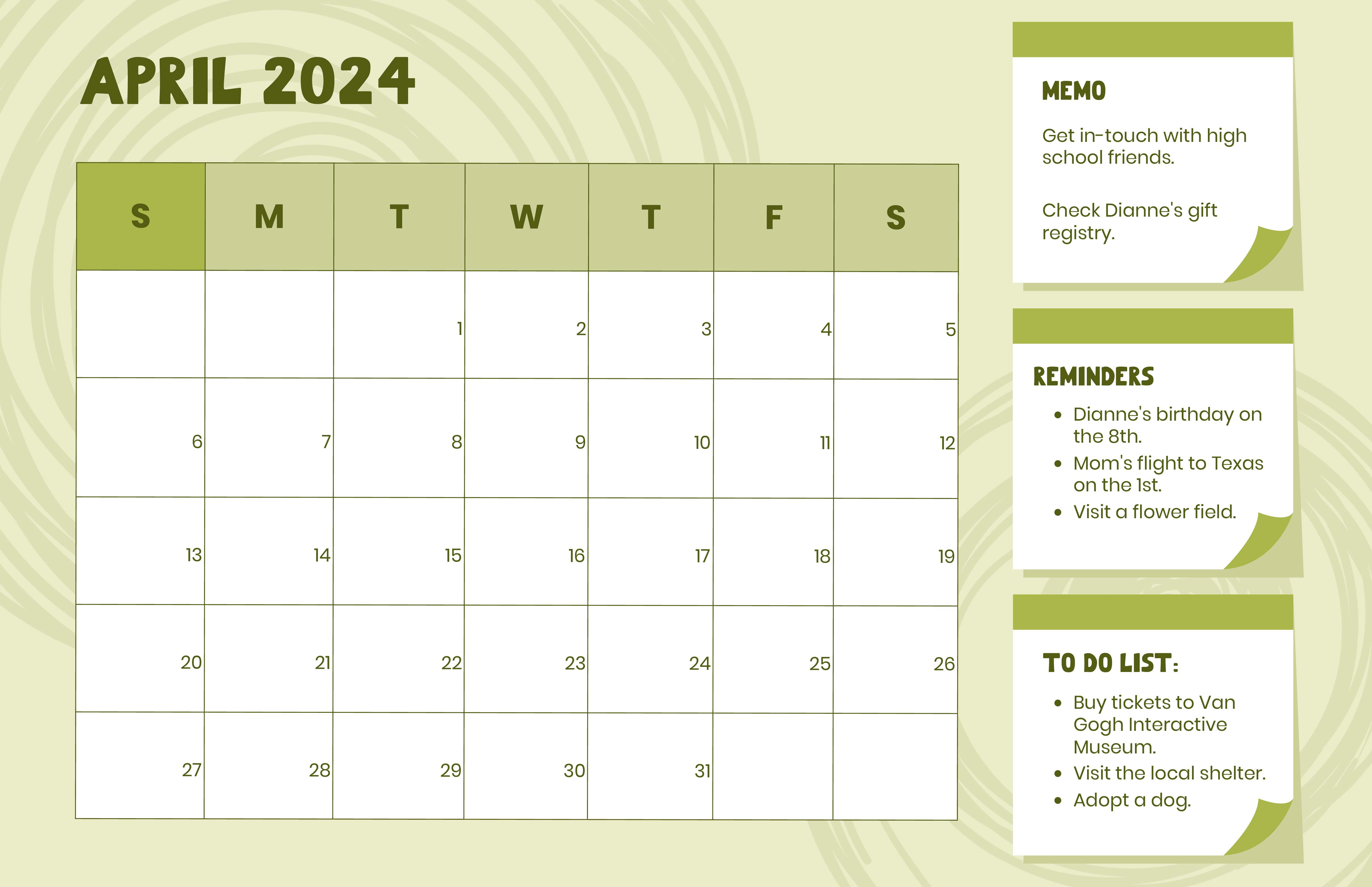 Illustrator Daily Planner