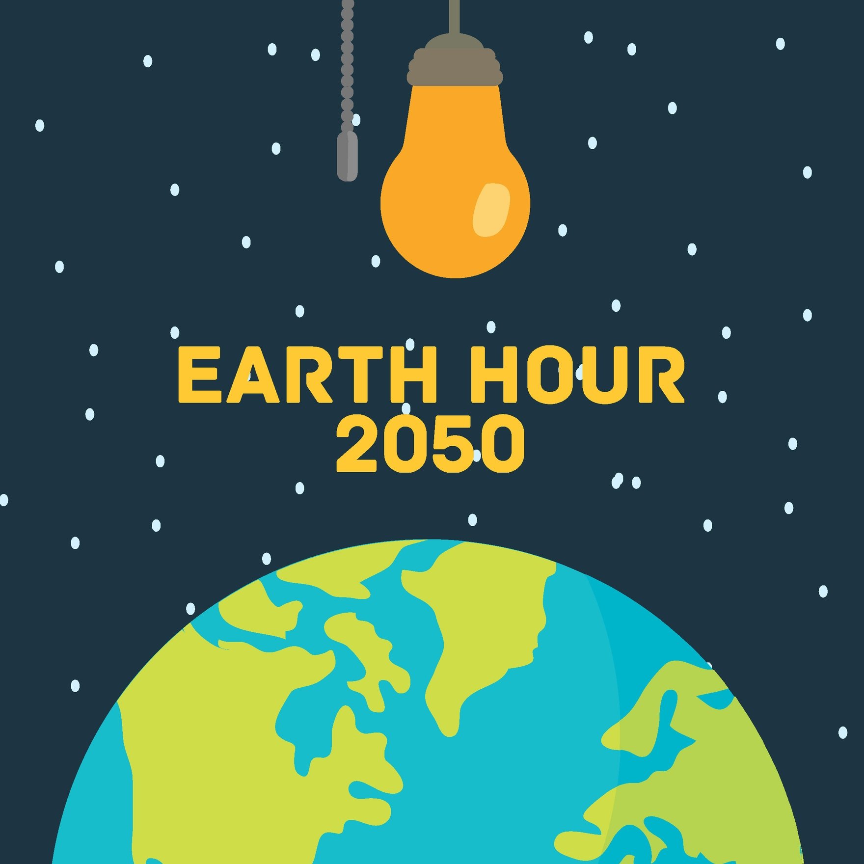 Earth Hour Illustrator