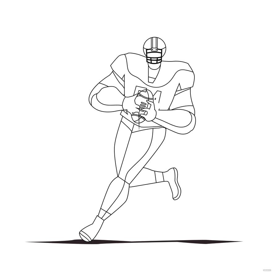 Free Super Bowl Drawing Vector
