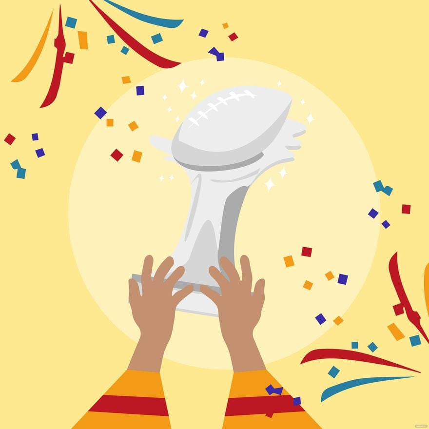Super Bowl Celebration Vector