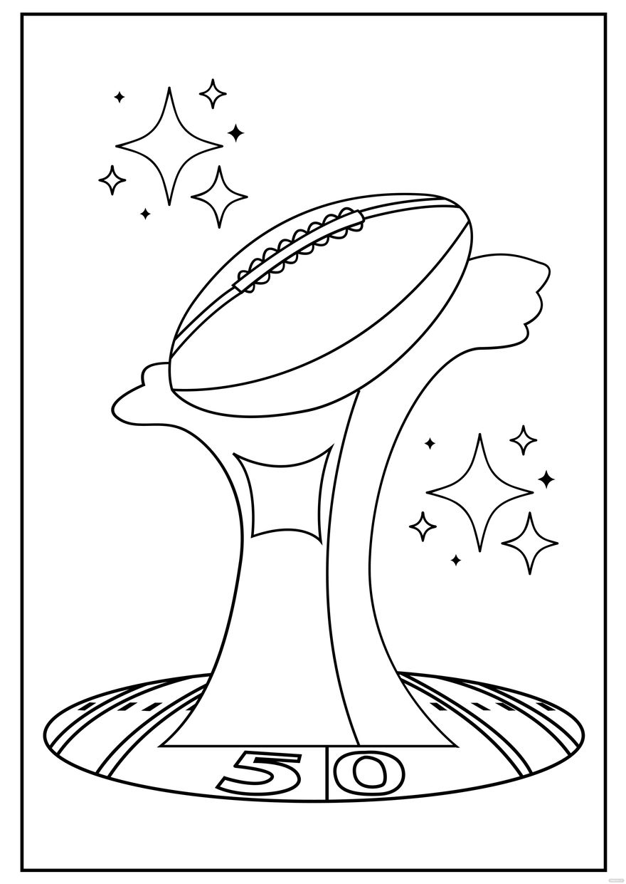 Free Super Bowl Image Drawing