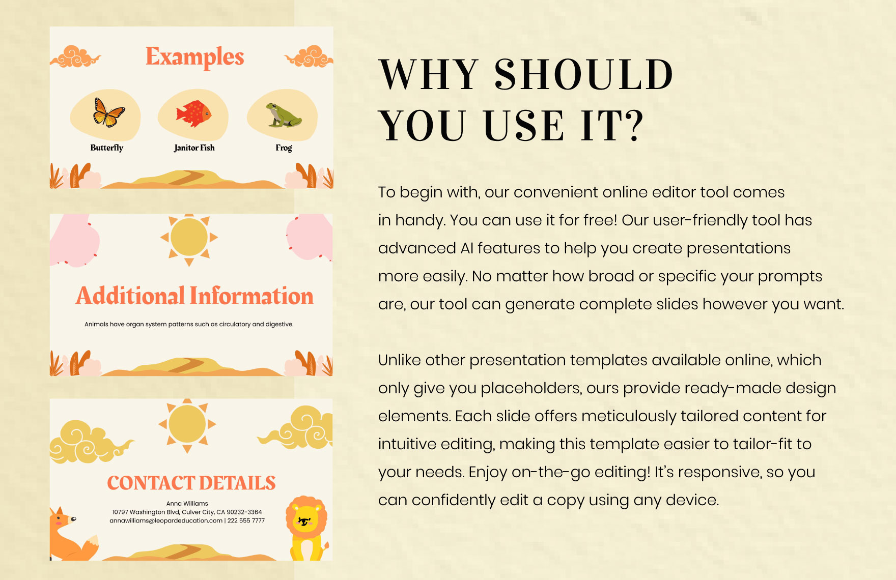 Free Science Presentation Template to Edit Online