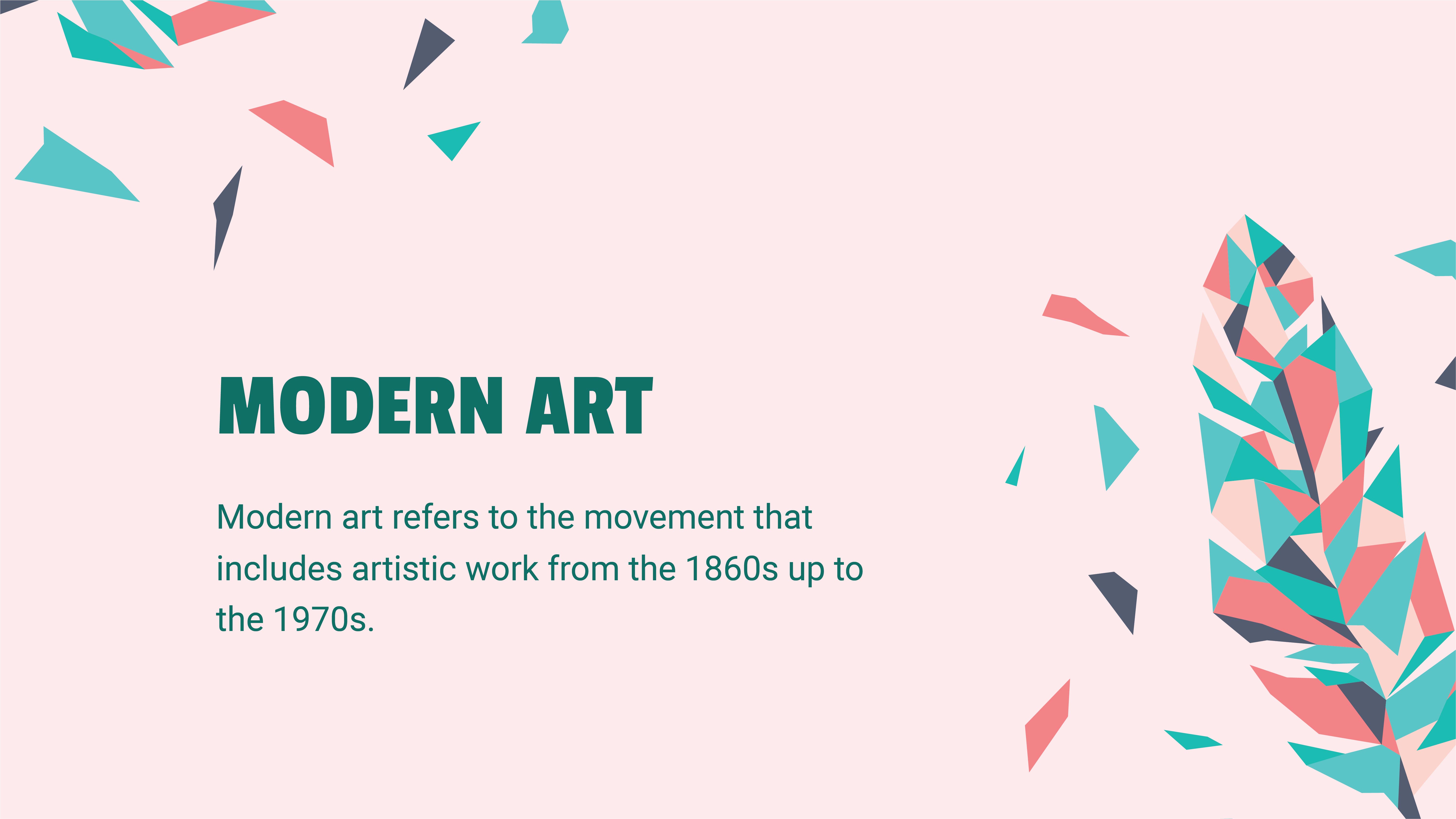 Free Cool Art Presentation Template to Edit Online