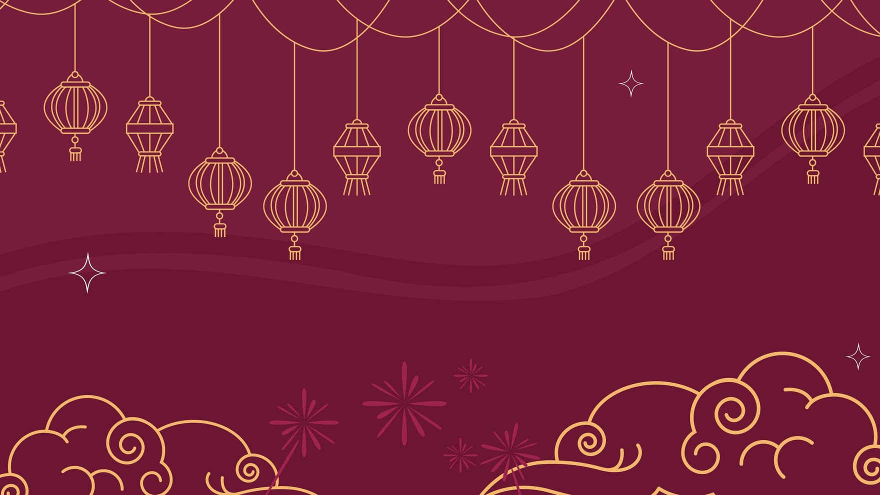 Chinese New Year Drawing Background