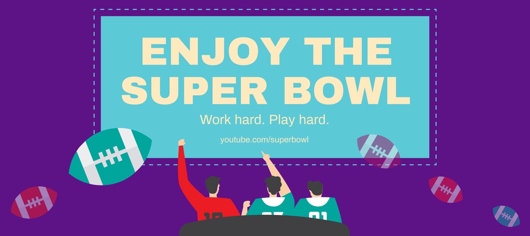 Super Bowl Youtube Banner