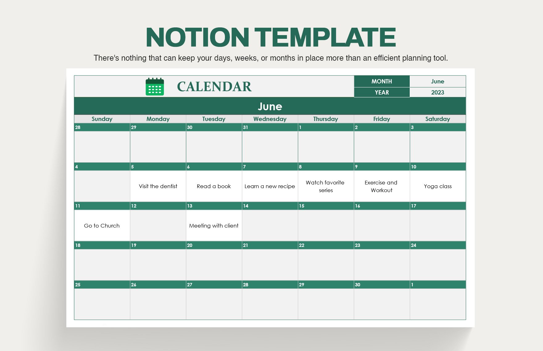 Notion Template