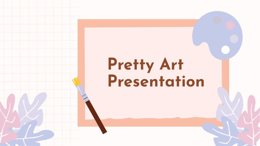 Pretty Art Presentation in PowerPoint, Apple Keynote, PDF, Google Slides - Download | Template.net