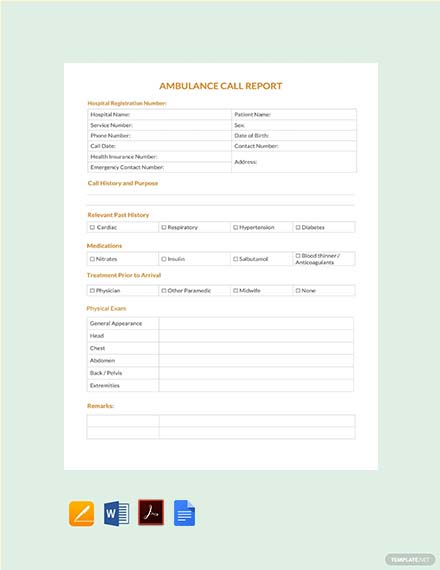 FREE Call Center Report Template - PDF | Word (DOC) | Apple (MAC) Pages