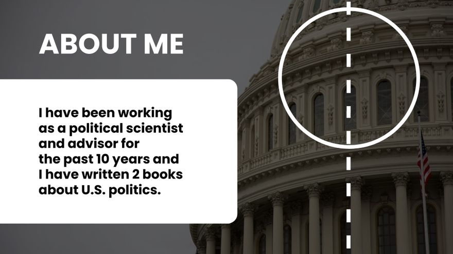 Free Political Scientist CV Presentation Template to Edit Online