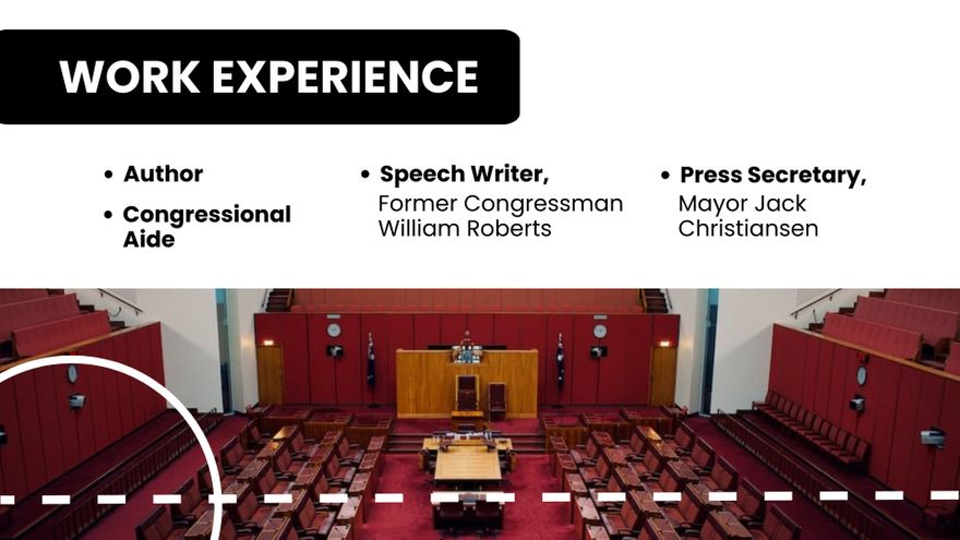 Free Political Scientist CV Presentation Template to Edit Online