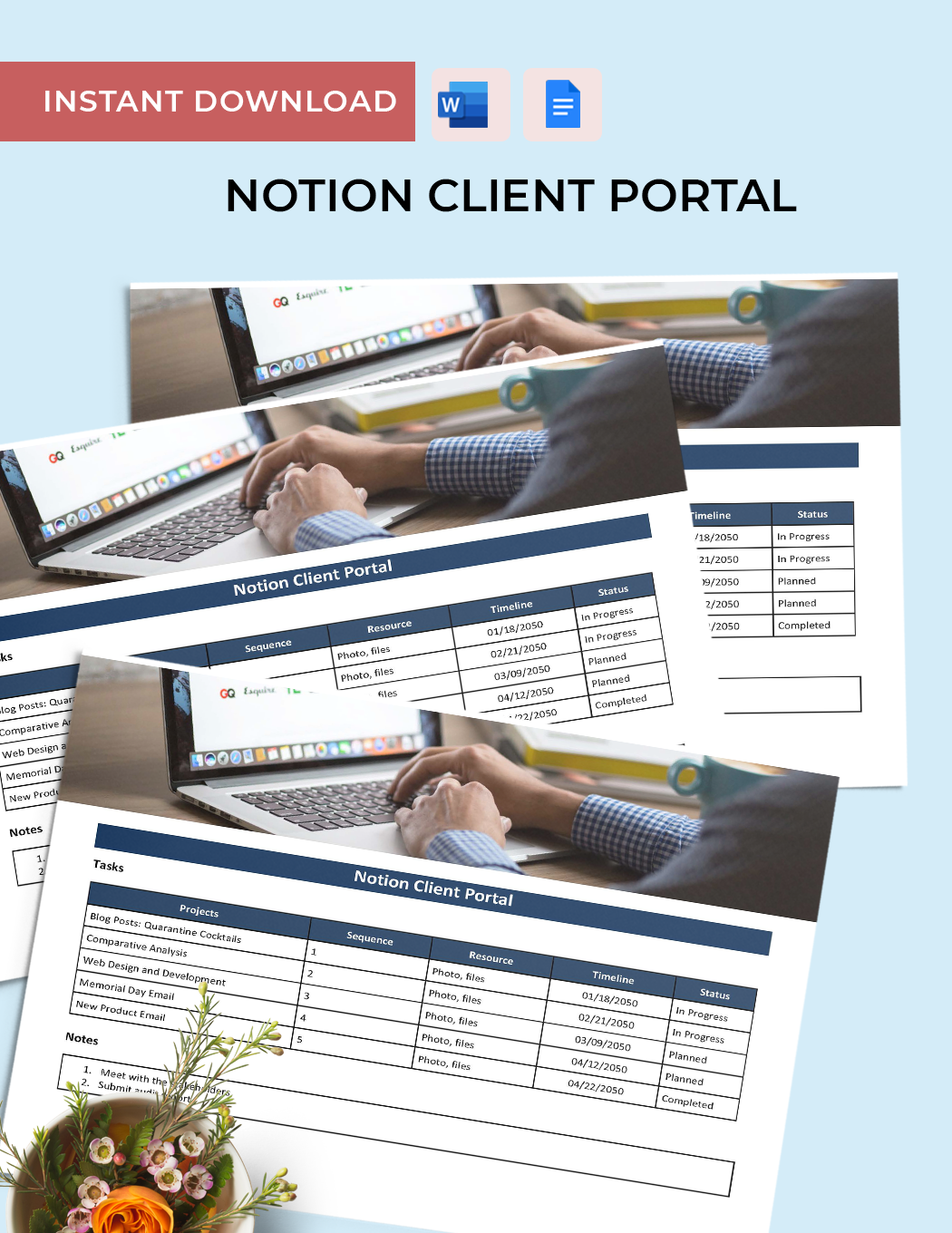 Notion Client Portal Template