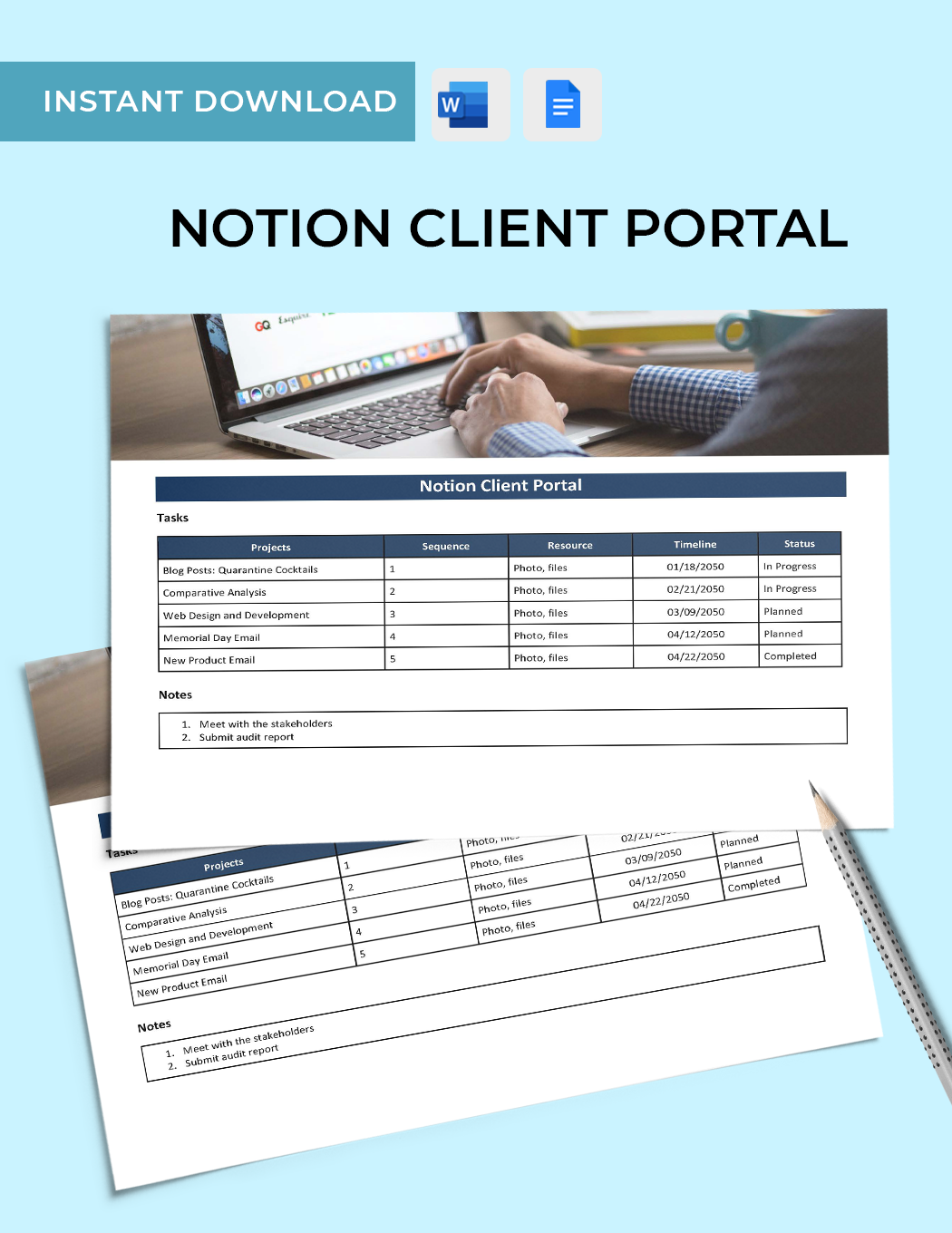 Notion Client Portal Template
