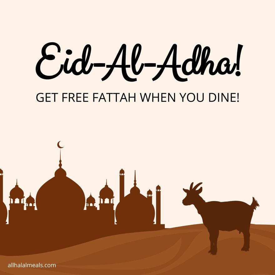 Eid al-Adha Flyer Vector