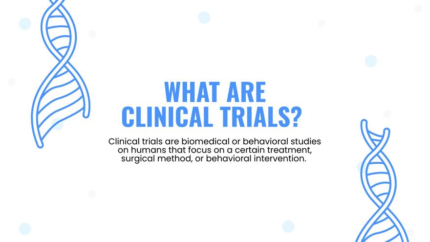 Free Science Experiment Medical Center Presentation Template to Edit Online