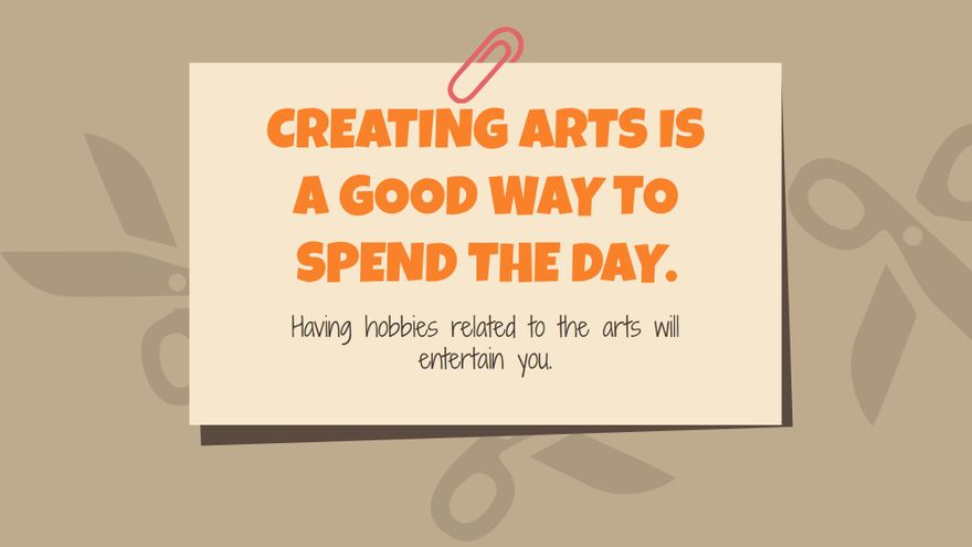 Free Fun Art Presentation Template to Edit Online