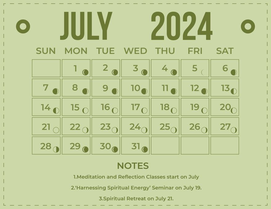 Moon Phase In July 2024 Sonja Bertina