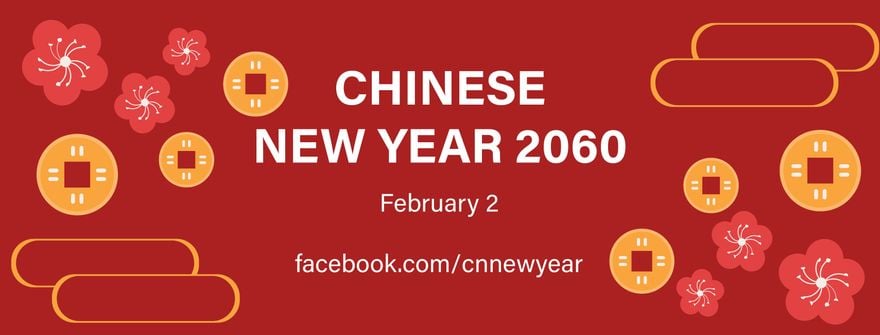 Chinese New Year Facebook Cover Banner