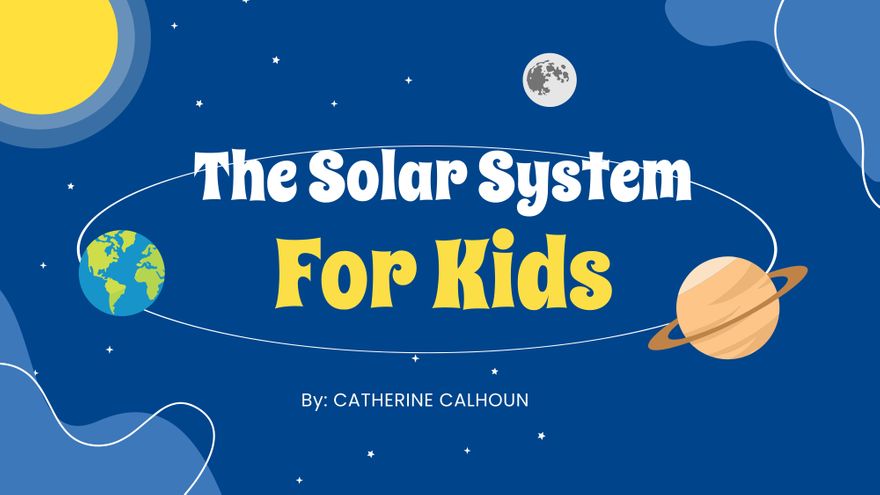 Free Science Education Center Presentation Template to Edit Online