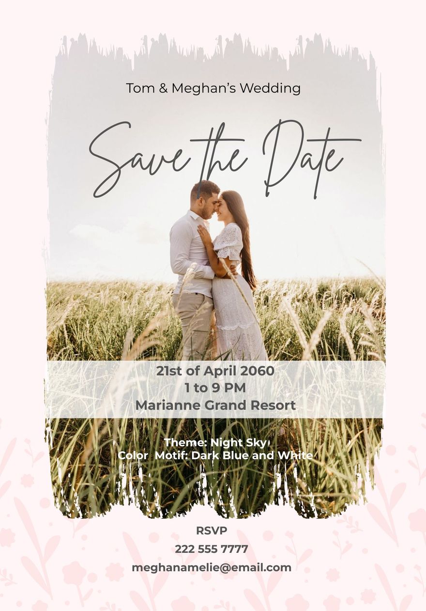 Photo Save The Date Template