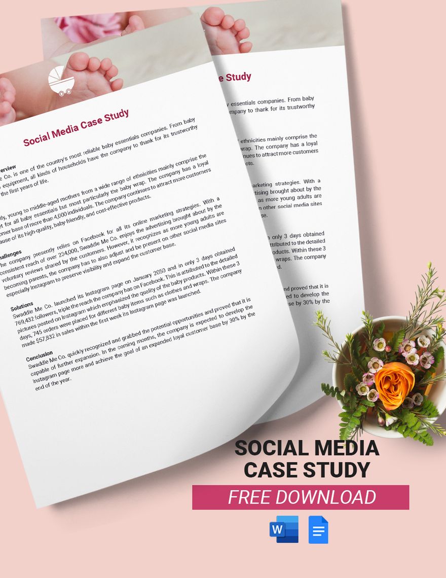 Social Media Case Study Template