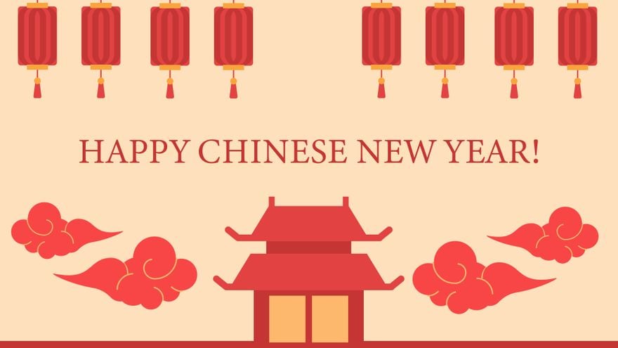 Happy Chinese New Year Banner in Illustrator, PSD, EPS, SVG, JPG, PNG