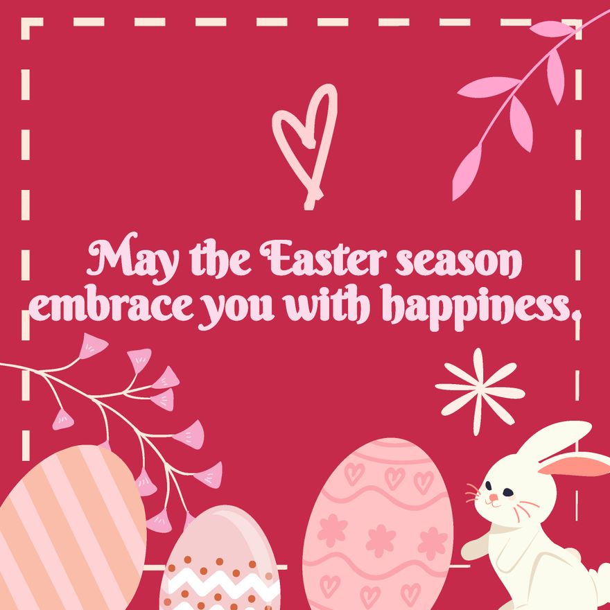 Easter Message Vector