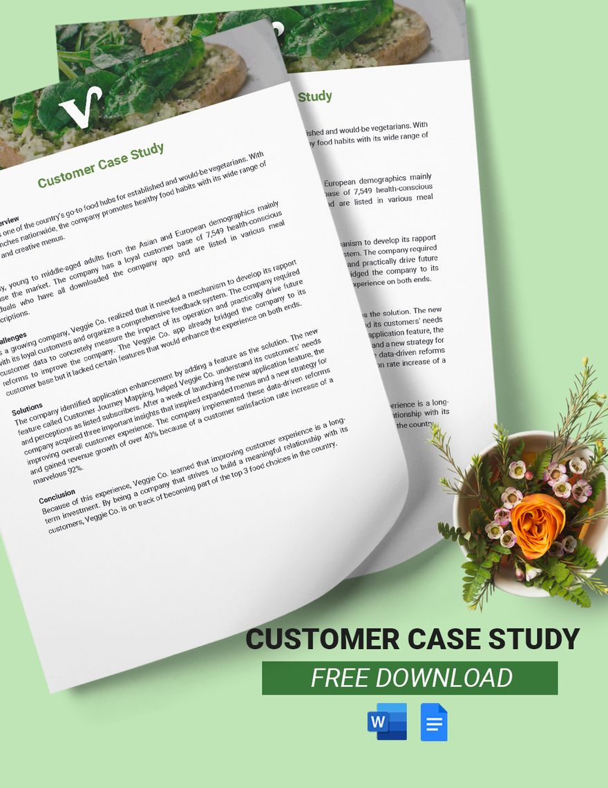 Free Customer Case Study Template