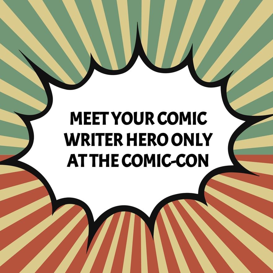 Comic-Con Wishes Vector