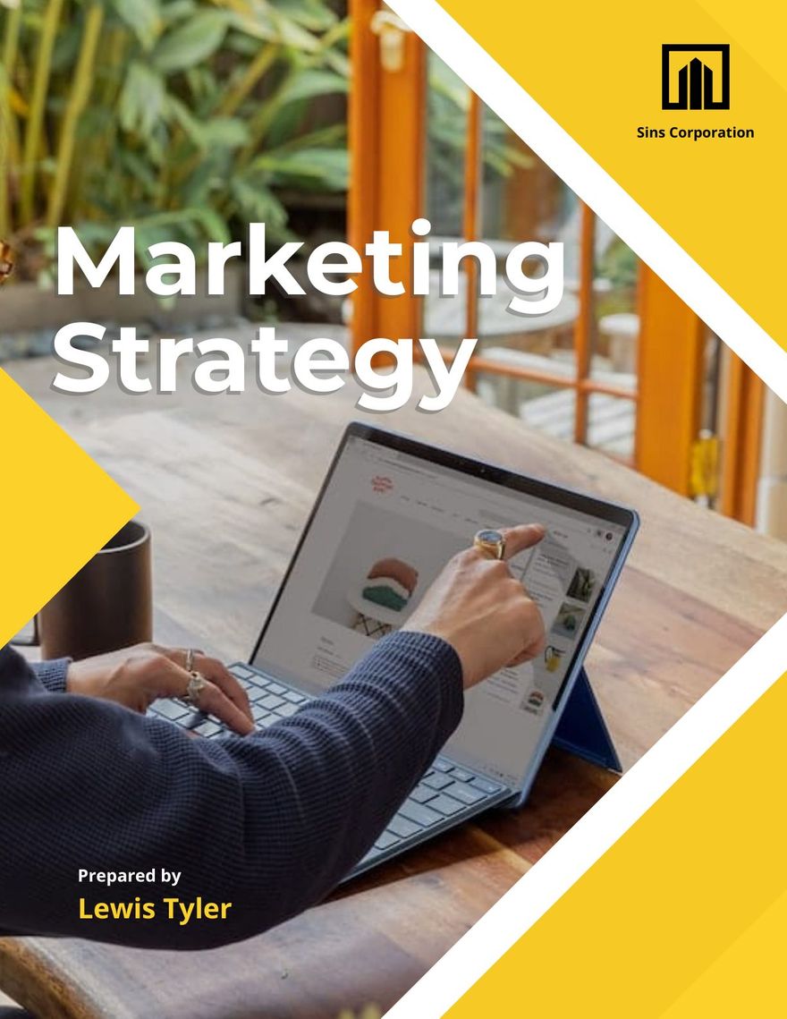 Marketing Cover Page Template