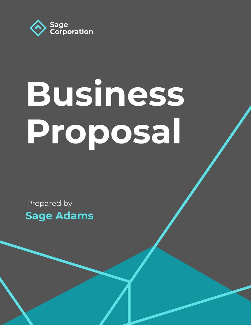 example of a title page of a business plan