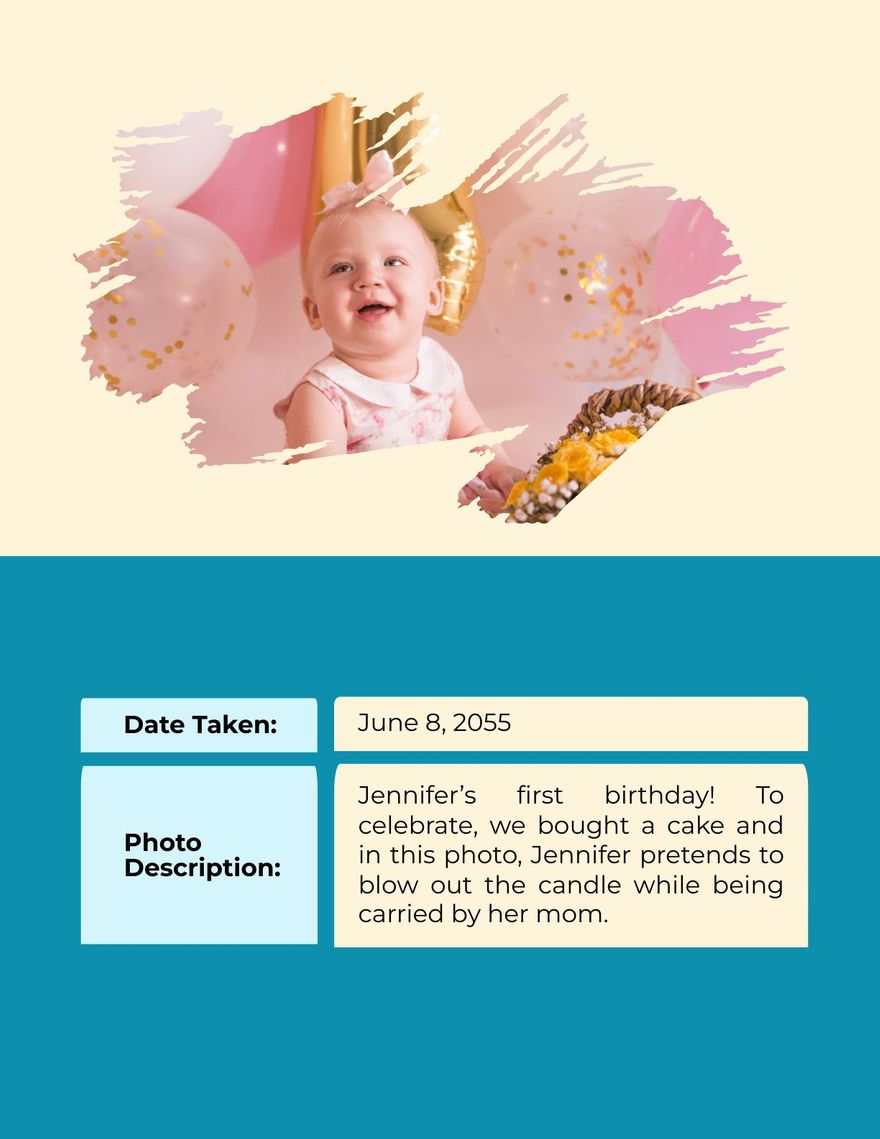 Baby Book Template