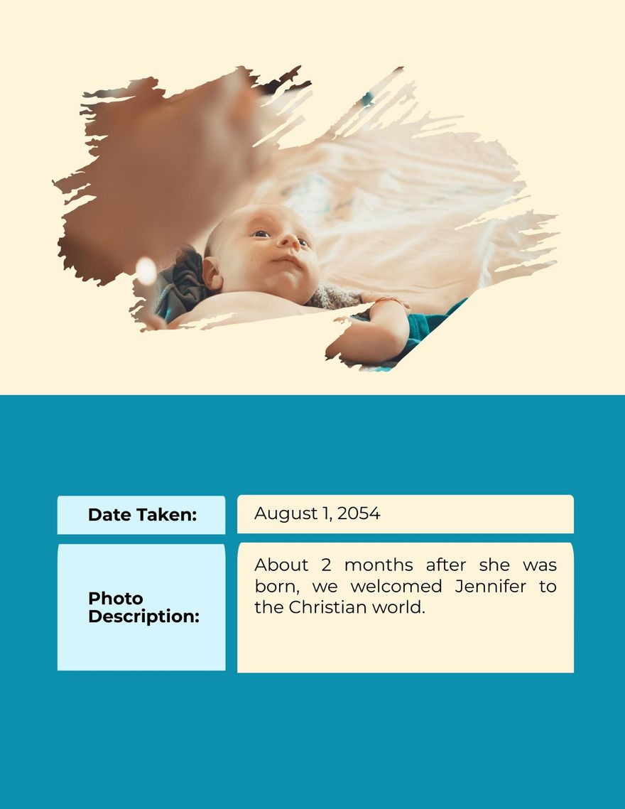 Baby Book Template