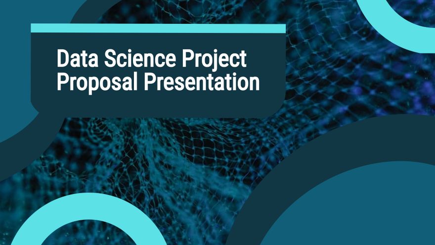 Free Data Science Project Proposal Presentation Template to Edit Online