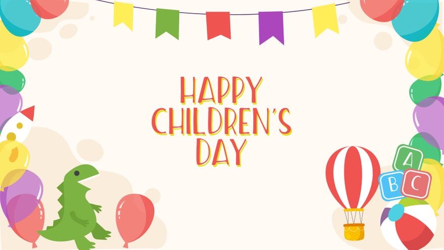 Free Children's Day Image Background