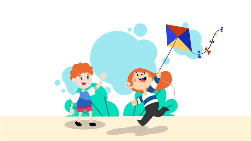 Children's Day Cartoon Background