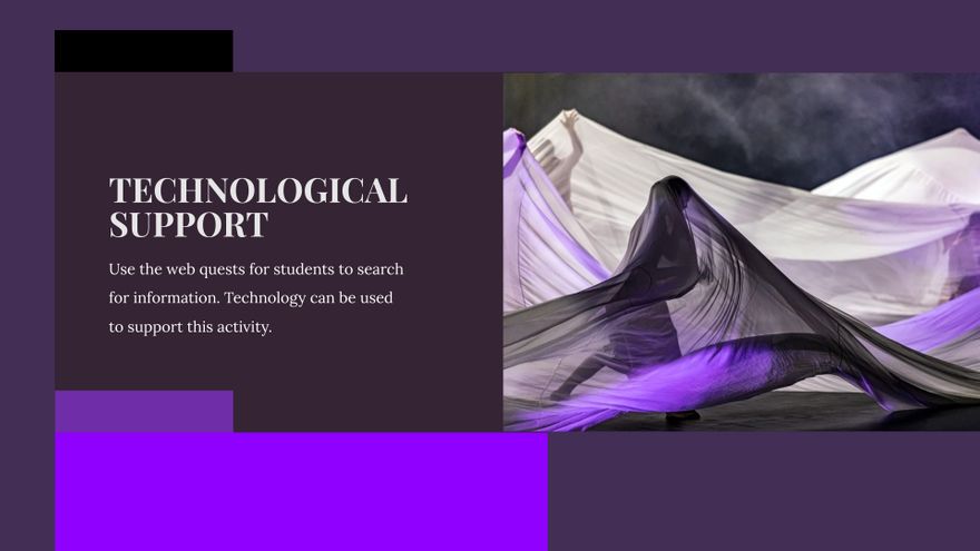 Free Performing Arts Center Presentation Template to Edit Online