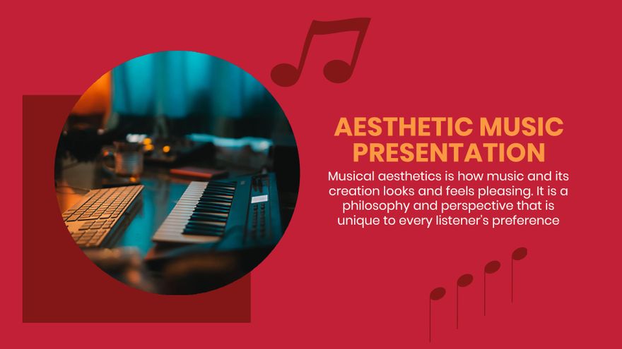 Aesthetic Music Presentation