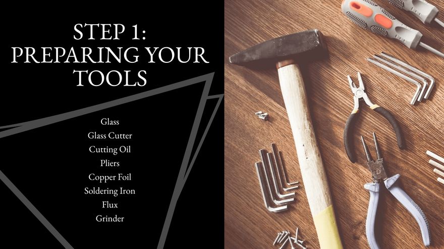 Free Glass Arts Technician Presentation Template to Edit Online