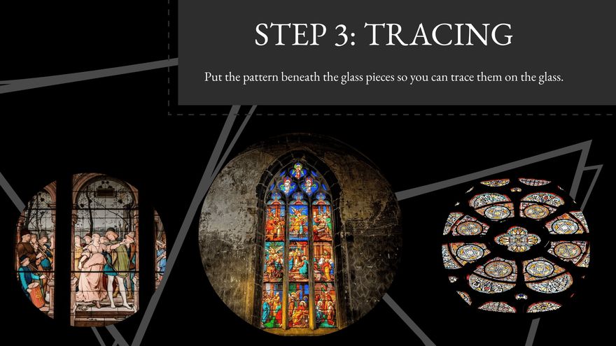 Free Glass Arts Technician Presentation Template to Edit Online