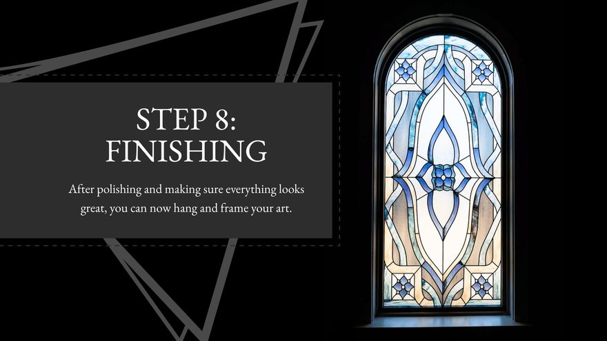 Free Glass Arts Technician Presentation Template to Edit Online