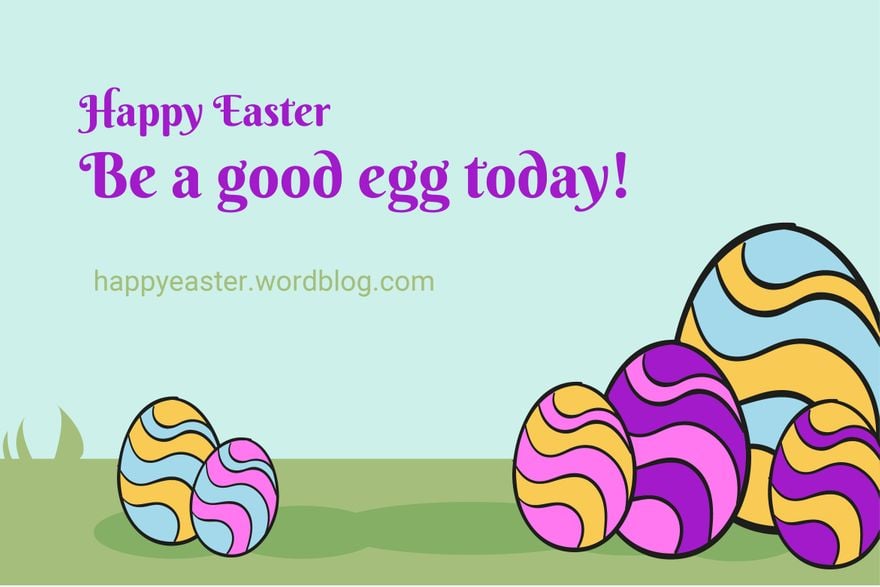 Free Easter Blog Banner