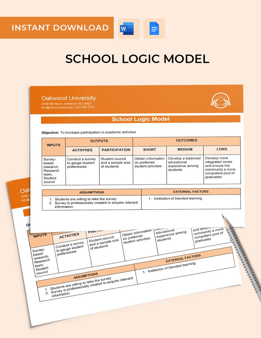 research-logic-model